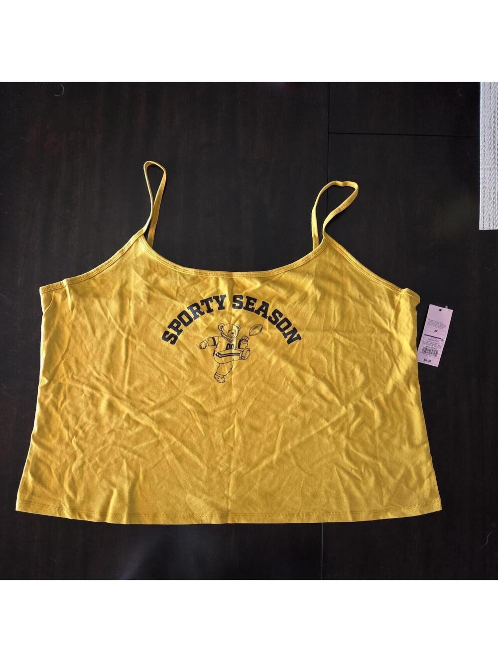 Wild Fable Women's Gold Crop-top